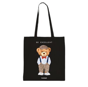 Екошопер BookOpt ВК4057 Teddy Bear Be Excellent чорний