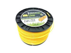 Ліска для підстригання трави зірка L=340м d=2,7мм ТМ Trimmer Line