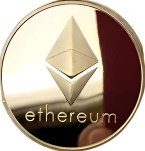 Сувенірна монета Eurs Ethereum ETH Золотий колір (ETH-G) в Дніпропетровській області от компании интернет-магазин "БЫТПРОМТОРГ"