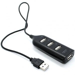 Розгалужувач хаб Mine USB hub 2.0 4 порти 12 см Чорний (hub_hqeeyu) в Дніпропетровській області от компании интернет-магазин "БЫТПРОМТОРГ"