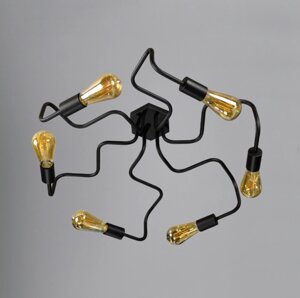 Люстра лофт MSK Electric Laminari на шість ламп павук NL5526-6