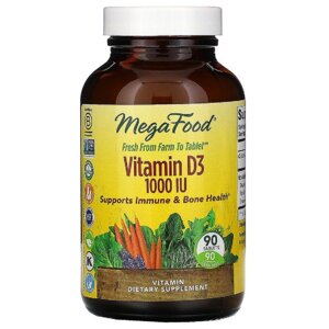 Вітамін D3 1000 IU, Vitamin D3, MegaFood, 90 таблеток в Дніпропетровській області от компании интернет-магазин "БЫТПРОМТОРГ"