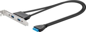 Планка корпусна Goobay USB3.0 A-Pinheader x2 0.45m планка 19pin чорний (75.09.5369) в Дніпропетровській області от компании интернет-магазин "БЫТПРОМТОРГ"