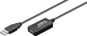 Подовжувач пристроїв активн Goobay USB2.0 A M/F (Active) 10.0m D=4.2mm каскад 2х чорний (75.09.5119) в Дніпропетровській області от компании интернет-магазин "БЫТПРОМТОРГ"