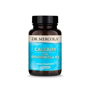 Вітамінно-мінеральний комплекс Dr. Mercola Calcium with Vitamins D3 & K2 30 Caps