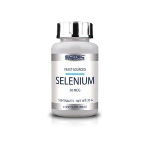 Мікроелемент Селен для спорту Scitec Nutrition Selenium 100 Tabs