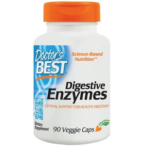 Травні ферменти Doctor's Best Digestive Enzymes 90 капсул (DRB00047)