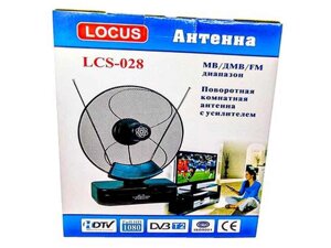 Кімнатна антена LOCUS LCS-028 із підсилювачем 15-20км ТМ Locus в Дніпропетровській області от компании интернет-магазин "БЫТПРОМТОРГ"