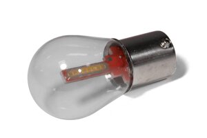 Світлодіодна лампа StarLight T25 18 chip СОВ 12V WHITE FLASH у скляній колбі в Дніпропетровській області от компании интернет-магазин "БЫТПРОМТОРГ"