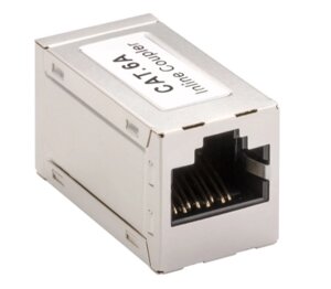 Перехідник мережевий Lucom RJ45 UTP6a F/F адаптер Coupler Metal Gold металік (62.09.8184) в Дніпропетровській області от компании интернет-магазин "БЫТПРОМТОРГ"