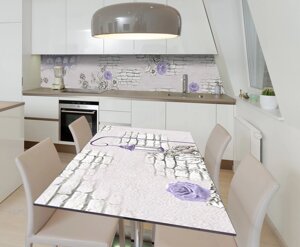 Наліпка 3Д виниловая на стол Zatarga «Стена Коллизея» 600х1200 мм для домов, квартир, столов, кофейн, кафе