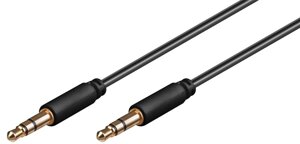 Кабель аудіо-сигнальний Goobay Jack 3.5mm 3pin M/M  2.0m Shielded AWG28 D=2.6mm AUX Cu чорний (75.06.9107) в Дніпропетровській області от компании интернет-магазин "БЫТПРОМТОРГ"