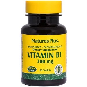 Тіамін Nature's Plus Vitamin B1 300 mg 90 Tabs NTP1605 в Дніпропетровській області от компании интернет-магазин "БЫТПРОМТОРГ"