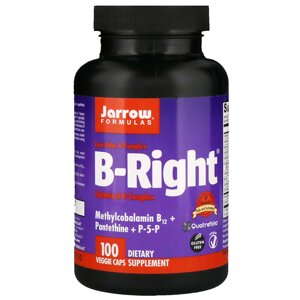 Вітаміни В-комплекс, B-Right, Jarrow Formulas, 100 гелевих капсул в Дніпропетровській області от компании интернет-магазин "БЫТПРОМТОРГ"