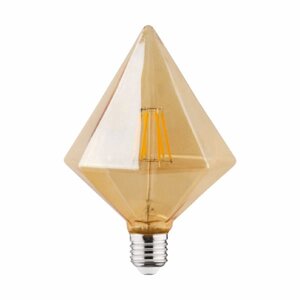 Лампа вінтажна світлодіодна "RUSTIC PYRAMID-6" 6W Filament led 2200К E27