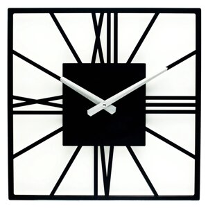 Настінний Годинник Glozis New York 35х35 см Чорний (B-024)