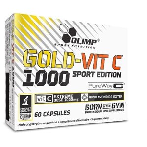 Вітамін C для спорту Olimp Nutrition Gold-Vit C 1000 Sport Edition 60 Caps в Дніпропетровській області от компании интернет-магазин "БЫТПРОМТОРГ"