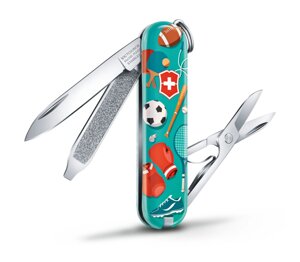 Складаний кишеньковий ніж Victorinox Classic Limited Edition Sports World 58 мм 7 функцій (0.6223. L2010) в Дніпропетровській області от компании интернет-магазин "БЫТПРОМТОРГ"