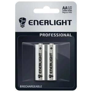 Акумуляторні батарейки АА ENERLIGHT Professional AA 2100mAh BLI 2 шт