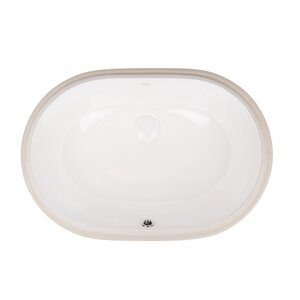 Раковина Qtap Stork 585x395x195 White з донним клапаном QT15116030W