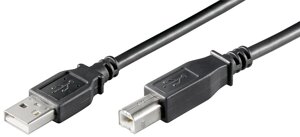 Кабель принтера Goobay USB2.0 A-B M/M  1.8m AWG24+28 2xShielded D=4.2mm Cu чорний (75.09.3596) в Дніпропетровській області от компании интернет-магазин "БЫТПРОМТОРГ"