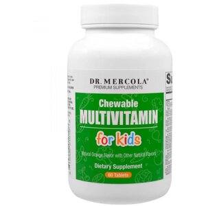 Вітамінно-мінеральний комплекс Dr. Mercola Chewable Multivitamin for Kids 60 Chewable Tabs