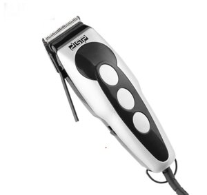 Машинка для стрижки волосся DSP E-90012 220V Чорна із сріблястим (301132)