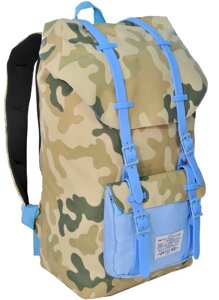 Рюкзак для ноутбука 15,6" Paso CM-192B 25л Камуфляж / блакитний