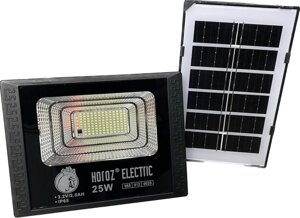 Прожектор світлодіодний на сонячній батареї "TIGER-25" NEW 25W 6400K в Дніпропетровській області от компании интернет-магазин "БЫТПРОМТОРГ"