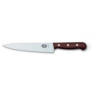 Кухонний ніж Victorinox Rosewood Carving 190 мм Коричневий у подарунковій коробці (5.2000.19G)