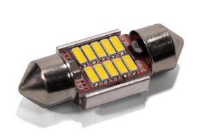 Світлодіодна лампа StarLight T11 10 діодів SMD 4014 12-24V S8.5 31mm WHITE