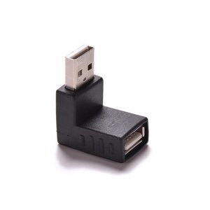 Перехідник обладнання Lucom USB2.0 A M/F 90°вниз адаптер чорний (62.09.8107) в Дніпропетровській області от компании интернет-магазин "БЫТПРОМТОРГ"