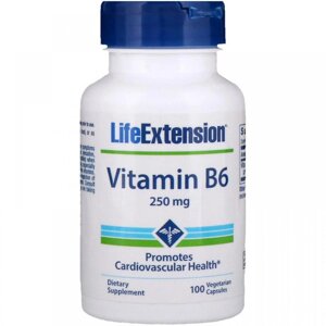 Пірідоксін Life Extension Vitamin B6 250 mg 100 Veg Caps в Дніпропетровській області от компании интернет-магазин "БЫТПРОМТОРГ"