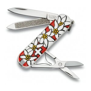 Швейцарський ніж Victorinox Сlassic Edelweiss 58 мм Різнокольоровий (0.6203.840)