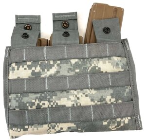 Тактичний підсумок для трьох магазинів М4, М16, AR15 Three Mag Pouch Піксель