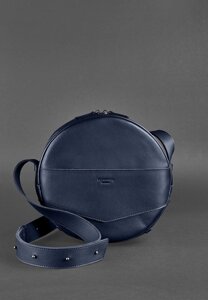 Кругла сумка-рюкзак BlankNote Темно-синій (BN-BAG-30-navy-blue) в Дніпропетровській області от компании интернет-магазин "БЫТПРОМТОРГ"