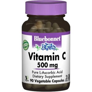 Вітамін C Bluebonnet Nutrition Vitamin C 500 mg 90 Veg Caps BLB0510