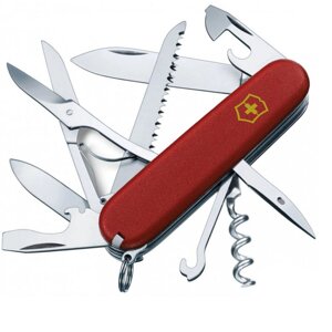 Складання ніж Victorinox Huntsman Mat Червоний матовий лак з жовтим лого (1.3713_M0008p)