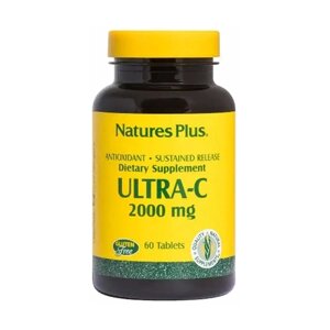 Вітамін C Nature's Plus Ultra-C 2000 mg 60 Tabs в Дніпропетровській області от компании интернет-магазин "БЫТПРОМТОРГ"