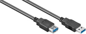 Кабель пристроїв-подовжувач Lucom USB3.0 A M/F  5.0m AWG28 3xShielding Cu чорний (25.02.5119) в Дніпропетровській області от компании интернет-магазин "БЫТПРОМТОРГ"