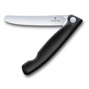 Кухонний ніж Victorinox Swiss Classic Foldable Paring Knife складаний, чорний, 11 см (6.7833. FB)