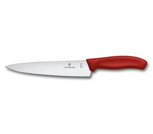 Кухонний ніж Victorinox SwissClassic Carving 190 мм Червоний (6.8001.19B)