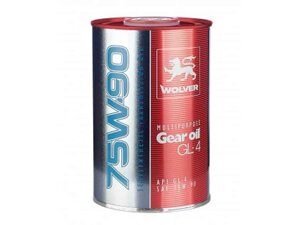 Масло для трансмісій 75W-90 1л MULTIPURPOSE GEAR OIL GL-4 SAE жесть ТМ WOLVER в Дніпропетровській області от компании интернет-магазин "БЫТПРОМТОРГ"