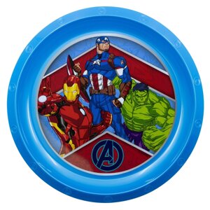 Тарілка дитяча пластикова 21,5х21,5х1,9 см Stor Avengers (74112)