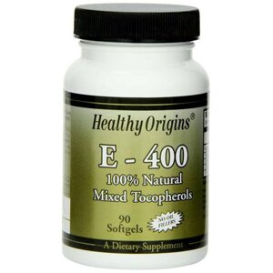 Вітамін Е Healthy Origins суміш токоферолів Vitamin E 400 МО 90 капсул (HO15144) в Дніпропетровській області от компании интернет-магазин "БЫТПРОМТОРГ"