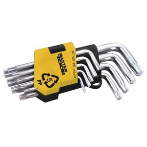 Ключі TORX MASTERTOOL набір 9 шт CrV короткі (Т10-Т50 55-133 мм) 75-0960 в Дніпропетровській області от компании интернет-магазин "БЫТПРОМТОРГ"