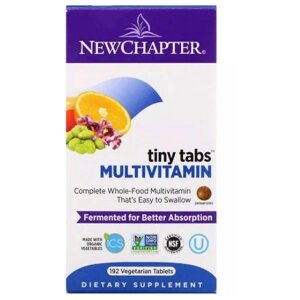 Вітамінно-мінеральний комплекс New Chapter Multivitamin 192 Veg Tabs NC0362