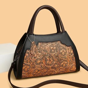 Сумка жіноча Musie Italian Bags Чорний 32х13х21 см (id_1241) в Дніпропетровській області от компании интернет-магазин "БЫТПРОМТОРГ"