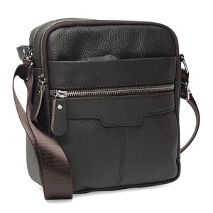 Чоловіча шкіряна сумка Borsa Leather K18016a-brown