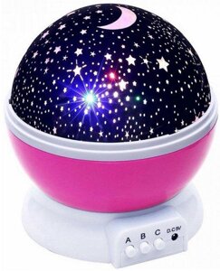 Світлодіодний нічник проектор зоряне небо SmartUS Star Master Pink (1832210916) в Дніпропетровській області от компании интернет-магазин "БЫТПРОМТОРГ"